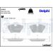 Delphi Bremsbelagsatz, Scheibenbremse LP602 Delphi Bremsbelagsatz, Scheibenbremse LP602