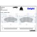 Delphi Bremsbelagsatz, Scheibenbremse LP2716 Delphi Bremsbelagsatz, Scheibenbremse LP2716