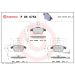 Brembo Bremsbelagsatz, Scheibenbremse XTRA LINE P 85 075X