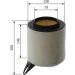 BOSCH F 026 400 018 Luftfilter BOSCH F 026 400 018 Luftfilter