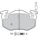 Valeo Bremsbelagsatz, Scheibenbremse 598158 Valeo Bremsbelagsatz, Scheibenbremse 598158