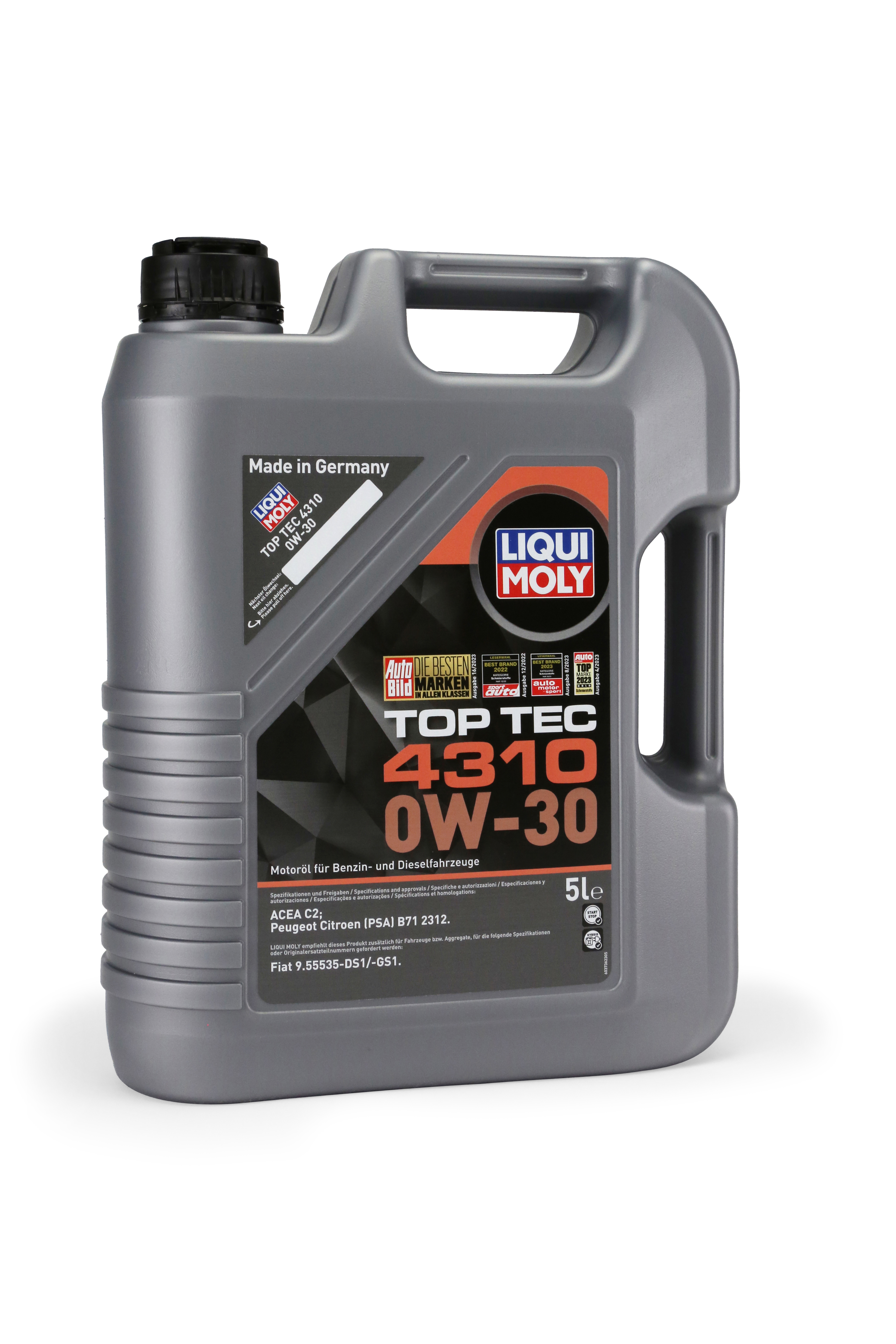 Liqui Moly 3736 Top Tec 4310 0W-30 Motoröl 5l