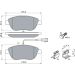 BOSCH Bremsbelagsatz, Scheibenbremse 0 986 424 596 BOSCH Bremsbelagsatz, Scheibenbremse 0 986 424 596