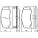 BOSCH Bremsbelagsatz, Scheibenbremse 0 986 424 815 BOSCH Bremsbelagsatz, Scheibenbremse 0 986 424 815