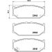 Bremsbelagsatz, Scheibenbremse 8DB 355 015-751 Bremsbelagsatz, Scheibenbremse 8DB 355 015-751