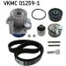 SKF Wasserpumpe + Zahnriemensatz VKMC 01259-1