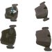 BOSCH Bremsbelagsatz, Scheibenbremse 0 986 424 828