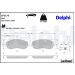 Delphi Bremsbelagsatz, Scheibenbremse LP2173 Delphi Bremsbelagsatz, Scheibenbremse LP2173