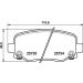 Hella Bremsbelagsatz, Scheibenbremse 8DB 355 024-701 Hella Bremsbelagsatz, Scheibenbremse 8DB 355 024-701