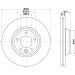 Bremsscheibe 8DD 355 109-761