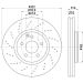 Hella Bremsscheibe Pro High Carbon 8DD 355 122-911 Hella Bremsscheibe Pro High Carbon 8DD 355 122-911