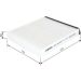 BOSCH 1 987 432 069 Innenraumfilter