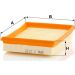 MANN-FILTER C 2129 Luftfilter MANN-FILTER C 2129 Luftfilter