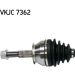SKF Antriebswelle VKJC 7362 SKF Antriebswelle VKJC 7362