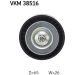 SKF Umlenk-/Führungsrolle, Keilrippenriemen VKM 38516
