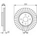 BOSCH Bremsscheibe 0 986 479 685