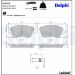 Delphi Bremsbelagsatz, Scheibenbremse LP2474 Delphi Bremsbelagsatz, Scheibenbremse LP2474
