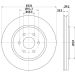 Bremsscheibe 8DD 355 129-541 Bremsscheibe 8DD 355 129-541