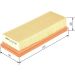 BOSCH 1 457 433 255 Luftfilter