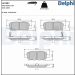 Delphi Bremsbelagsatz, Scheibenbremse LP1807 Delphi Bremsbelagsatz, Scheibenbremse LP1807