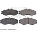 Blue Print Bremsbelagsatz, Scheibenbremse ADN14295
