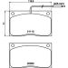 Bremsbelagsatz, Scheibenbremse 8DB 355 005-931 Bremsbelagsatz, Scheibenbremse 8DB 355 005-931