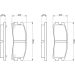 BOSCH Bremsbelagsatz, Scheibenbremse 0 986 461 145 BOSCH Bremsbelagsatz, Scheibenbremse 0 986 461 145