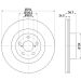 Hella Bremsscheibe 8DD 355 112-051