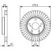 BOSCH Bremsscheibe 0 986 479 A62
