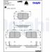 Delphi Bremsbelagsatz, Scheibenbremse LP2105 Delphi Bremsbelagsatz, Scheibenbremse LP2105