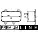Mahle Ölkühler, Motoröl BEHR Premium Line CLC 39 000P