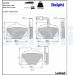 Delphi Bremsbelagsatz, Scheibenbremse LP475 Delphi Bremsbelagsatz, Scheibenbremse LP475