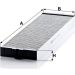 MANN-FILTER CUK 5258 Innenraumfilter, Aktivkohlefilter MANN-FILTER CUK 5258 Innenraumfilter, Aktivkohlefilter
