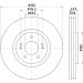 Bremsscheibe 8DD 355 114-841 Bremsscheibe 8DD 355 114-841