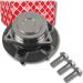 FEBI BILSTEIN 180128 Radlagersatz Hinterachse, Radlager in Radnabe integriert, mit ABS-Sensorring, 91 mm, Schrägkugellager