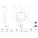 BOSCH Bremsscheibe 0 986 479 C55