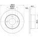 Bremsscheibe 8DD 355 100-601 Bremsscheibe 8DD 355 100-601