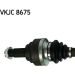 2 x SKF Antriebswelle VKJC 8675