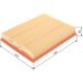 BOSCH 1 457 433 579 Luftfilter BOSCH 1 457 433 579 Luftfilter