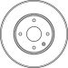 TRW Bremsscheibe DF6031