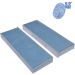 Blue Print Filtersatz, Innenraumluft ADN12507