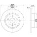 Bremsscheibe 8DD 355 116-581 Bremsscheibe 8DD 355 116-581