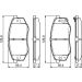 BOSCH Bremsbelagsatz, Scheibenbremse 0 986 494 692