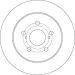 TRW Bremsscheibe DF6145 TRW Bremsscheibe DF6145