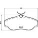 Bremsbelagsatz, Scheibenbremse 8DB 355 009-531 Bremsbelagsatz, Scheibenbremse 8DB 355 009-531