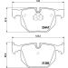 Bremsbelagsatz, Scheibenbremse 8DB 355 009-331 Bremsbelagsatz, Scheibenbremse 8DB 355 009-331