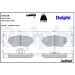 Delphi Bremsbelagsatz, Scheibenbremse LP2158 Delphi Bremsbelagsatz, Scheibenbremse LP2158