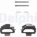 Delphi Zubehörsatz, Scheibenbremsbelag LX0150