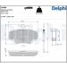 Delphi Bremsbelagsatz, Scheibenbremse LP885 Delphi Bremsbelagsatz, Scheibenbremse LP885