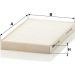 MANN-FILTER CU 20 005-2 Innenraumfilter, Partikelfilter MANN-FILTER CU 20 005-2 Innenraumfilter, Partikelfilter
